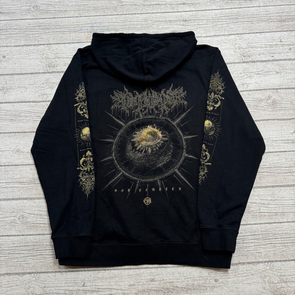 Bleed From Within Hoodie Men's M Black God Complex Pullover Heavy Metal Merch - Picture 2 of 6